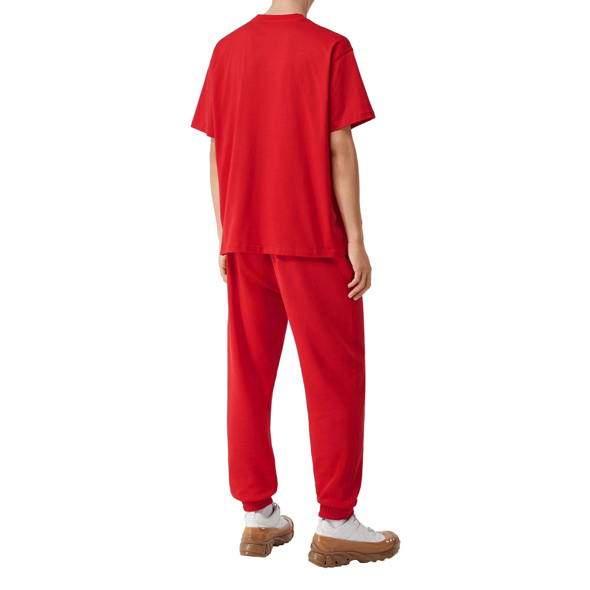 T-shirt oversize en coton Monogram - Bright Red