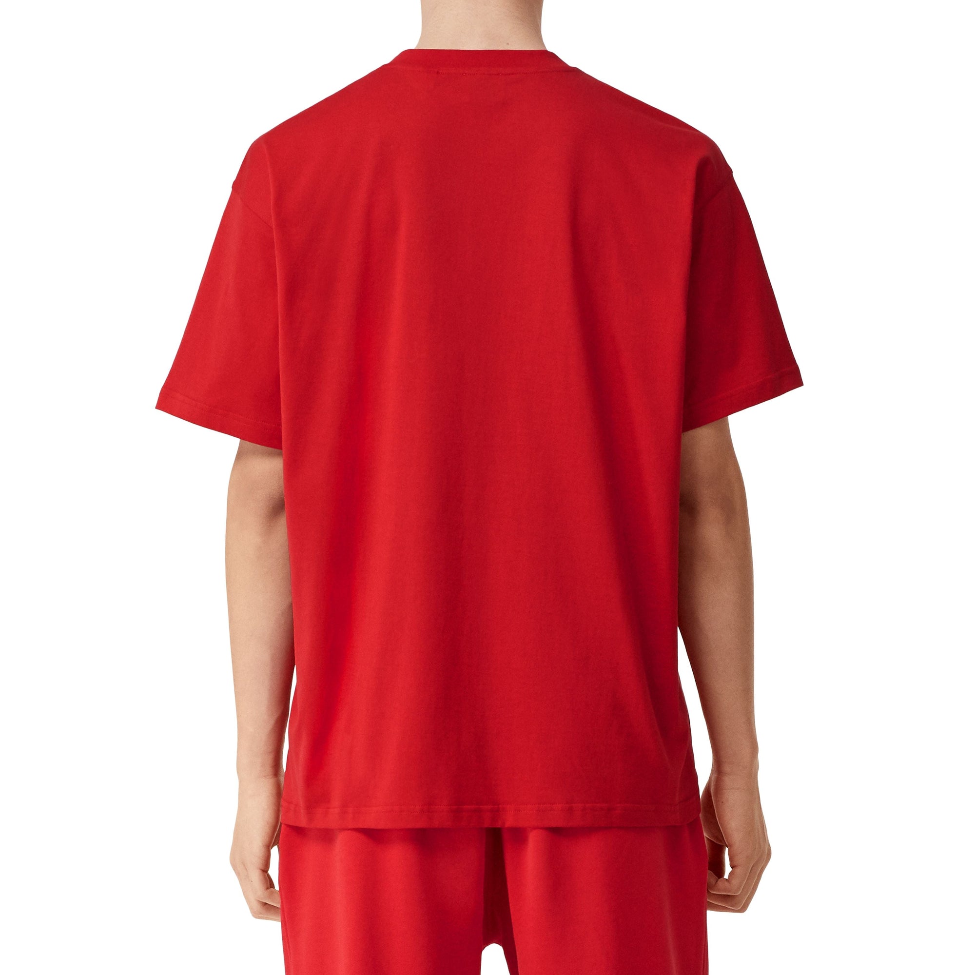 T-shirt oversize en coton Monogram - Bright Red