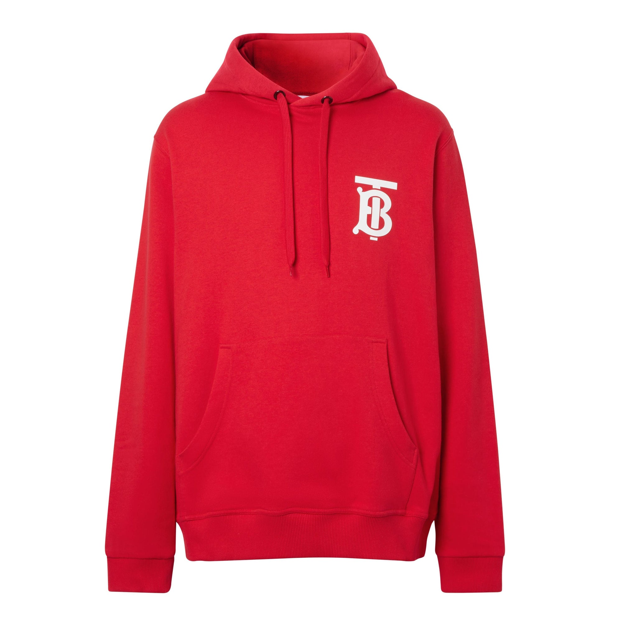 Hoodie en coton Monogram - Bright Red