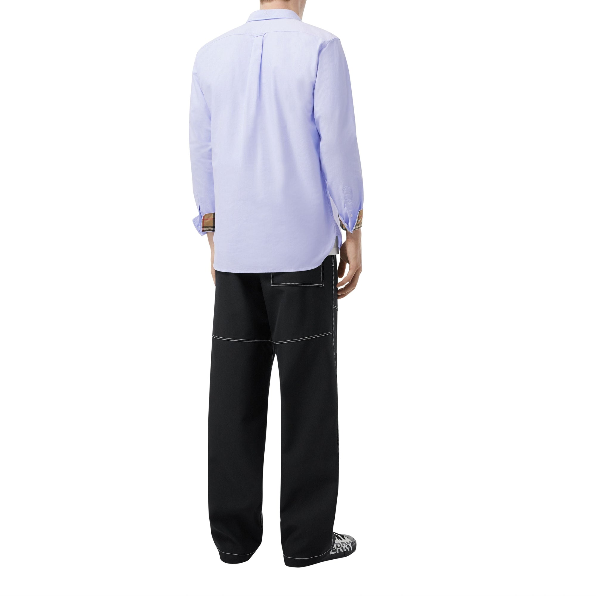Chemise Oxford en coton à col boutonné - Cornflower Blue