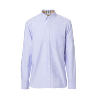 Chemise Oxford en coton à col boutonné - Cornflower Blue
