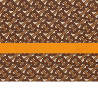 Carré de soie Monogram - Bright Orange