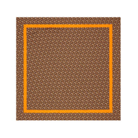 Carré de soie Monogram - Bright Orange