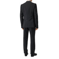 Veste de costume en laine et mohair avec ornements - Black