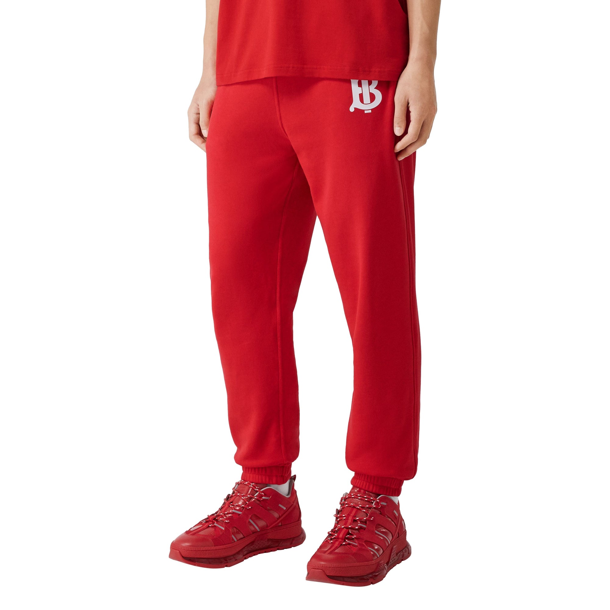 Pantalon de survêtement en coton Monogram - Bright Red