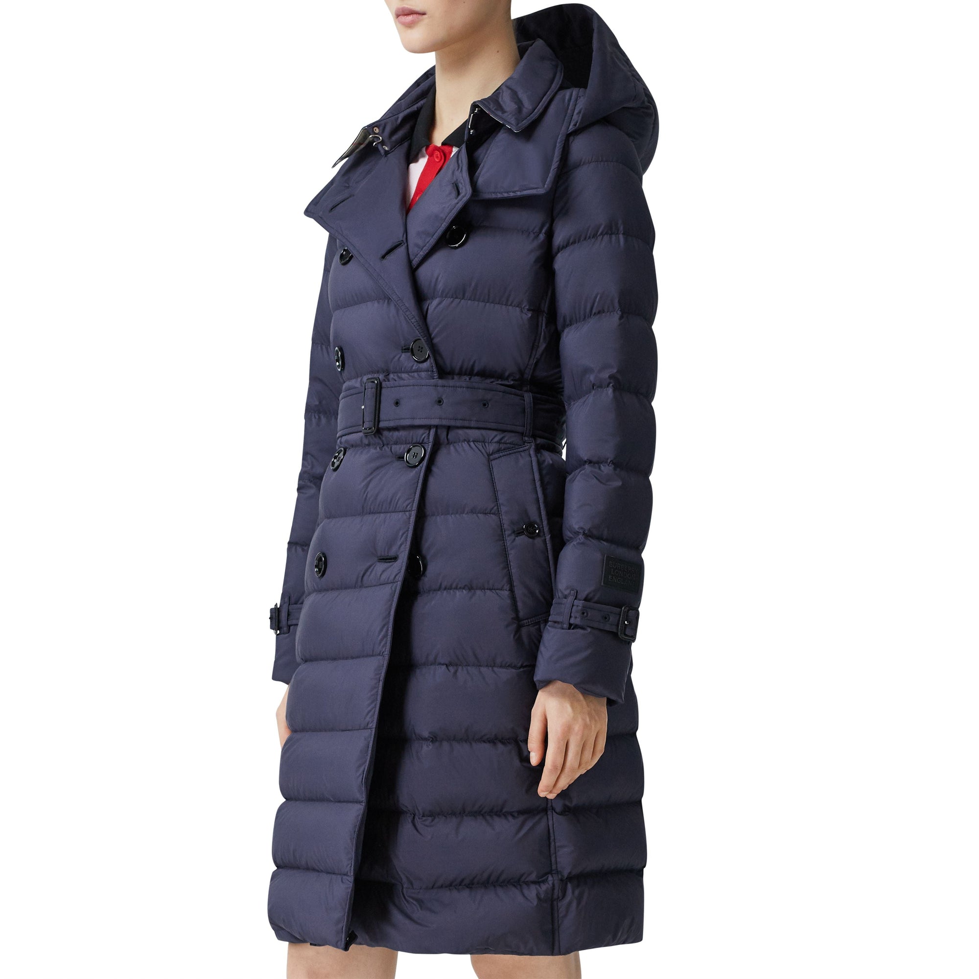 Manteau rembourré avec capuche amovible - Navy