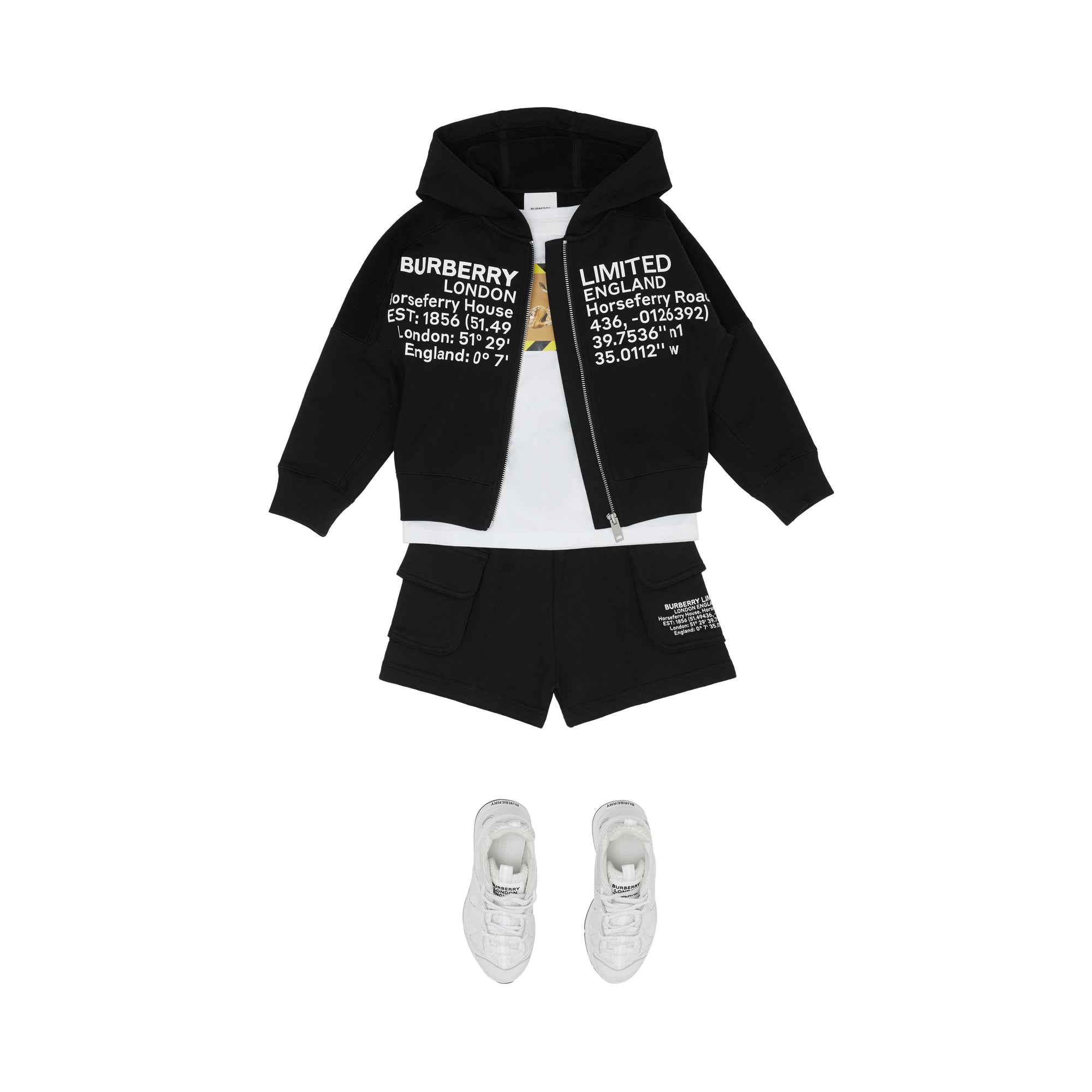 Short coordonnées géographiques - Black