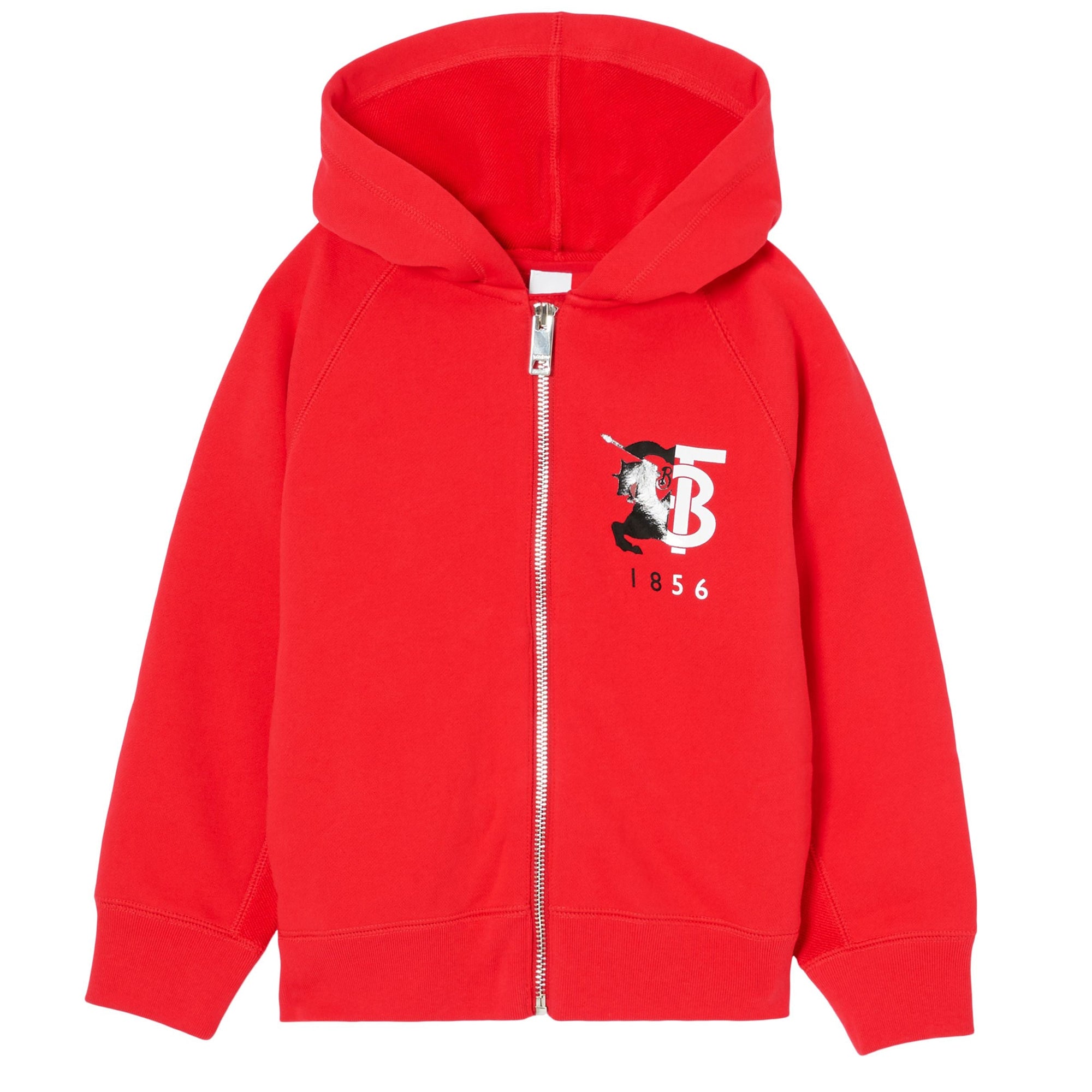 Veste à capuche en coton avec logo - Bright Red