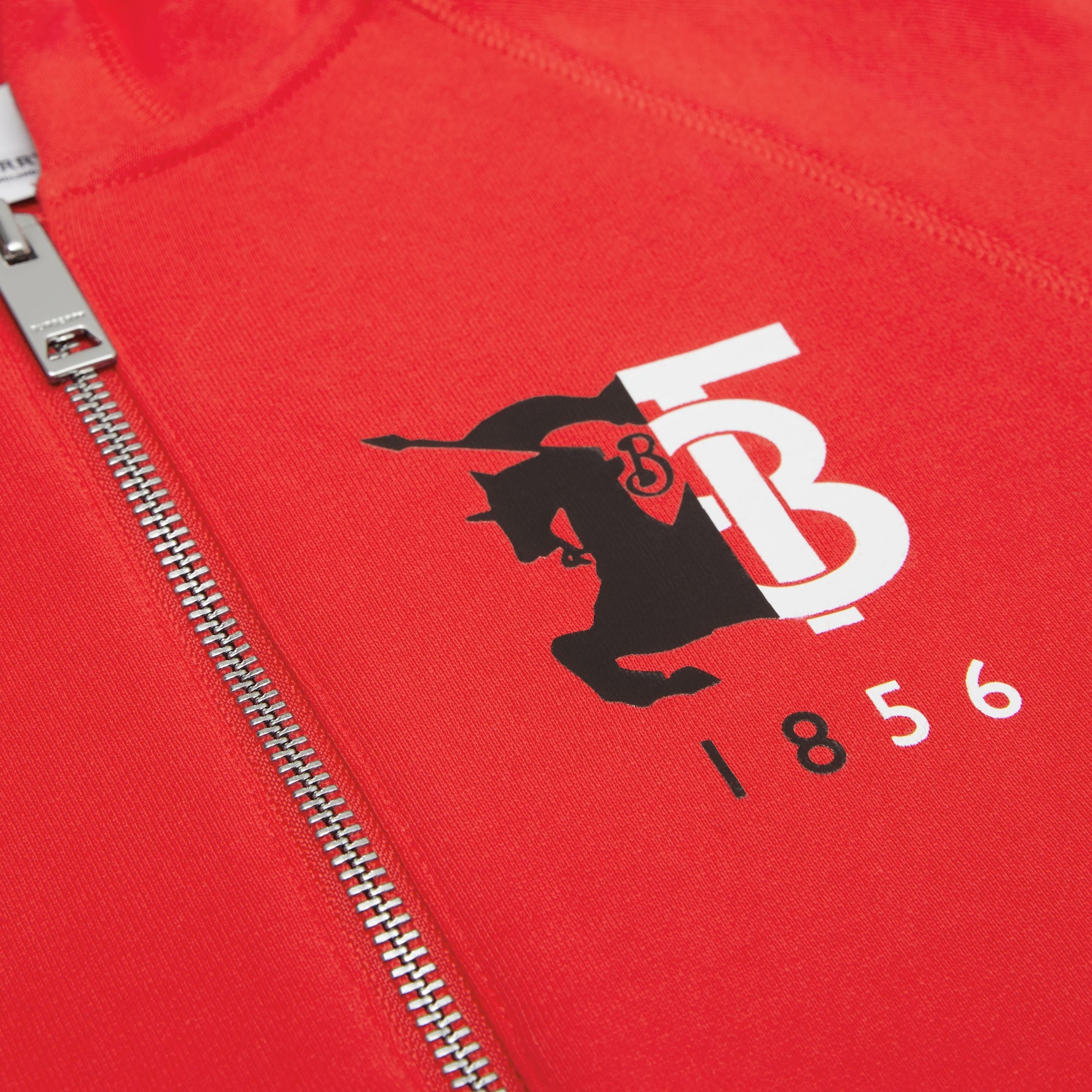 Veste à capuche en coton avec logo - Bright Red