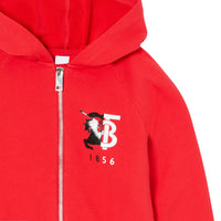 Veste à capuche en coton avec logo - Bright Red