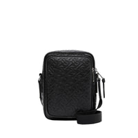 Sac à bandoulière en cuir Monogram - Black