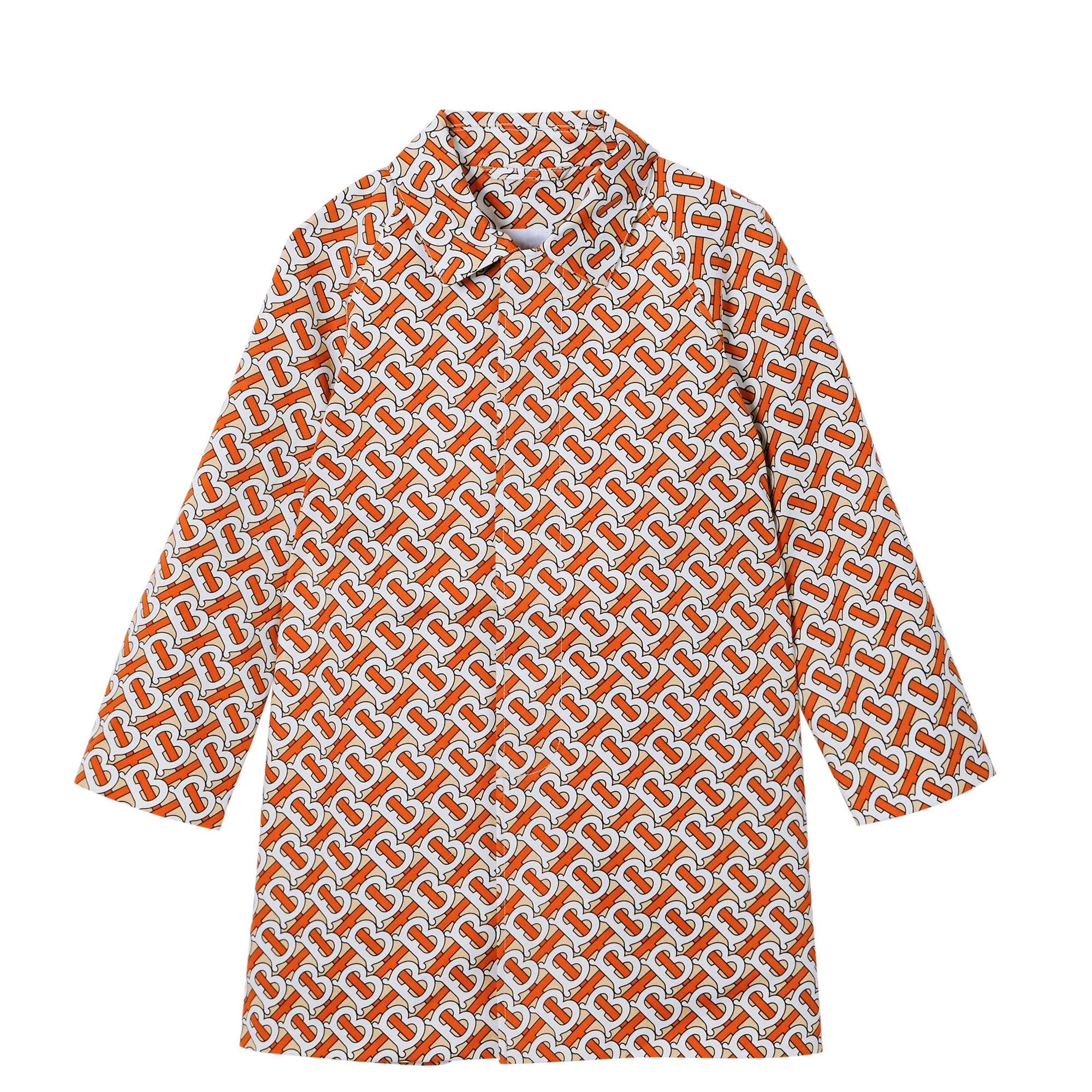 Paletot en coton Monogram - Vermillion Red