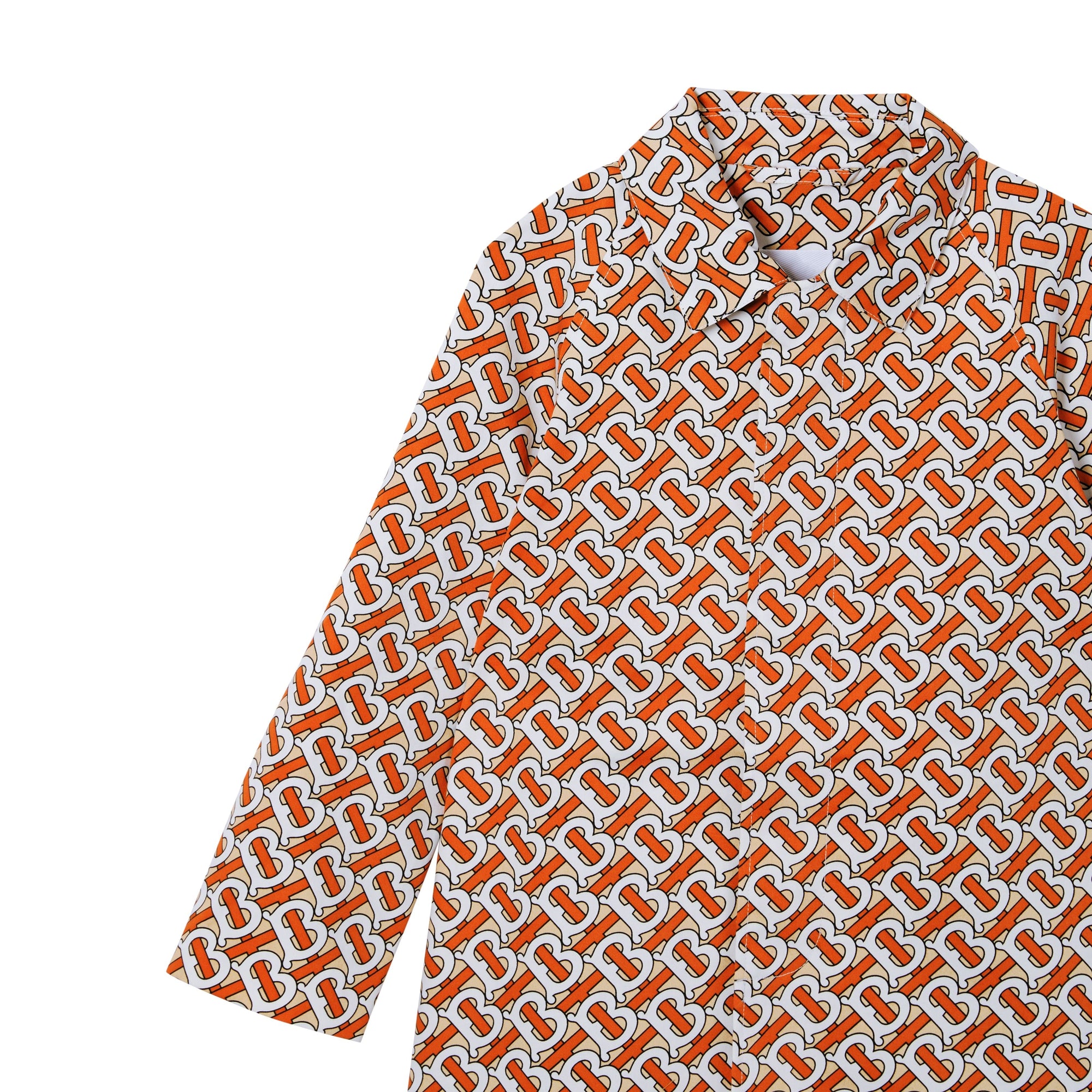 Paletot en coton Monogram - Vermillion Red