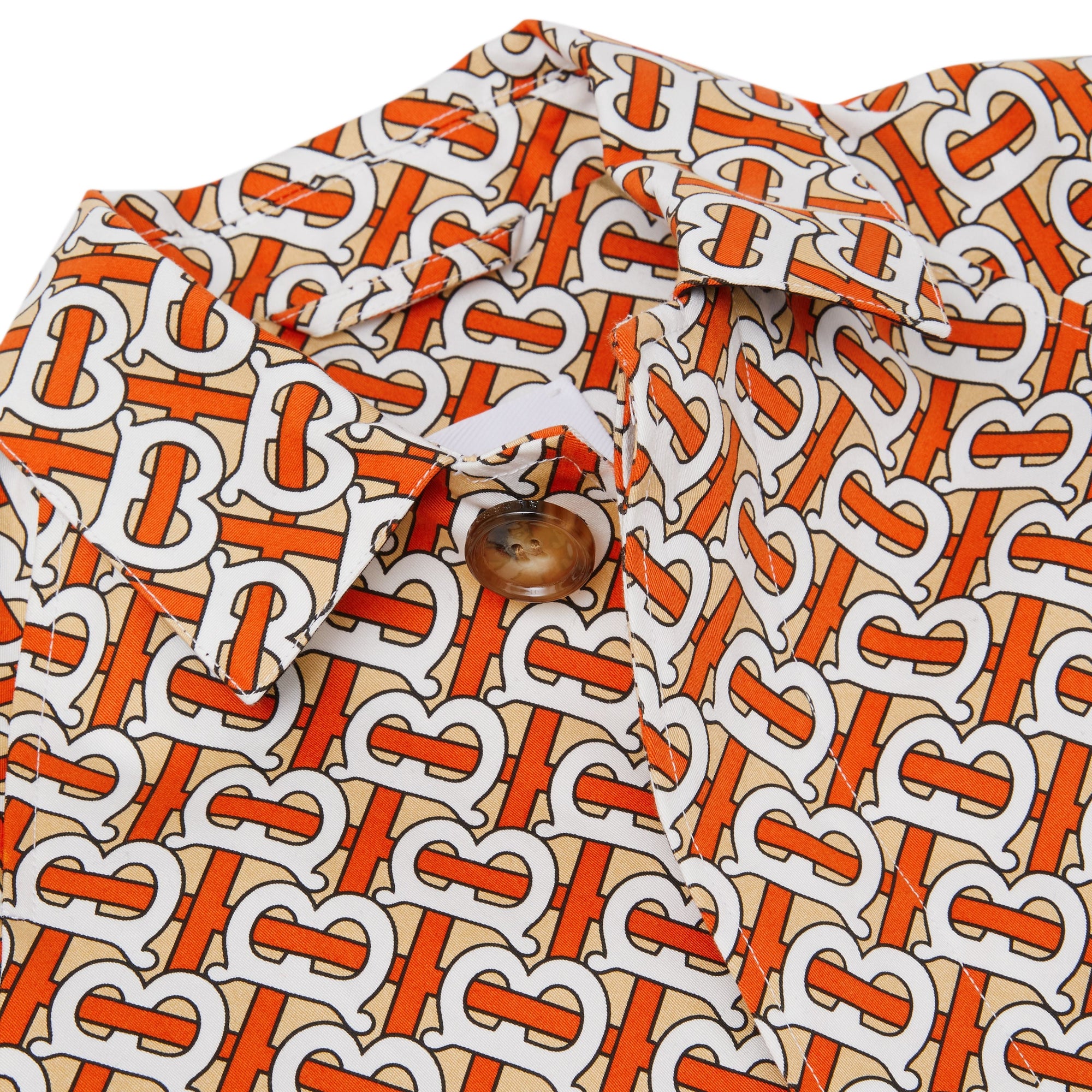 Paletot en coton Monogram - Vermillion Red
