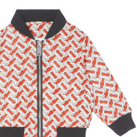 Bomber en nylon Monogram - Vermillion Red