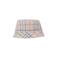 Coffret cadeau trois pièces pour bébé en coton Vintage check - Pale Stone