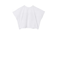 Haut en coton avec coordonnées géographiques - White