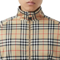 Veste de survêtement en sergé technique Vintage Check - Archive Beige