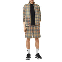 Veste de survêtement en sergé technique Vintage Check - Archive Beige