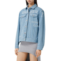 Veste en denim délavé Horseferry - Light Indigo