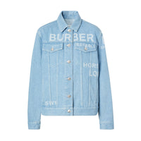 Veste en denim délavé Horseferry - Light Indigo