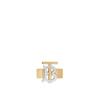 Bague plaquée or et palladium Monogram - Light Gold & Palladio
