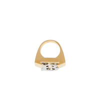 Bague plaquée or et palladium Monogram - Light Gold & Palladio