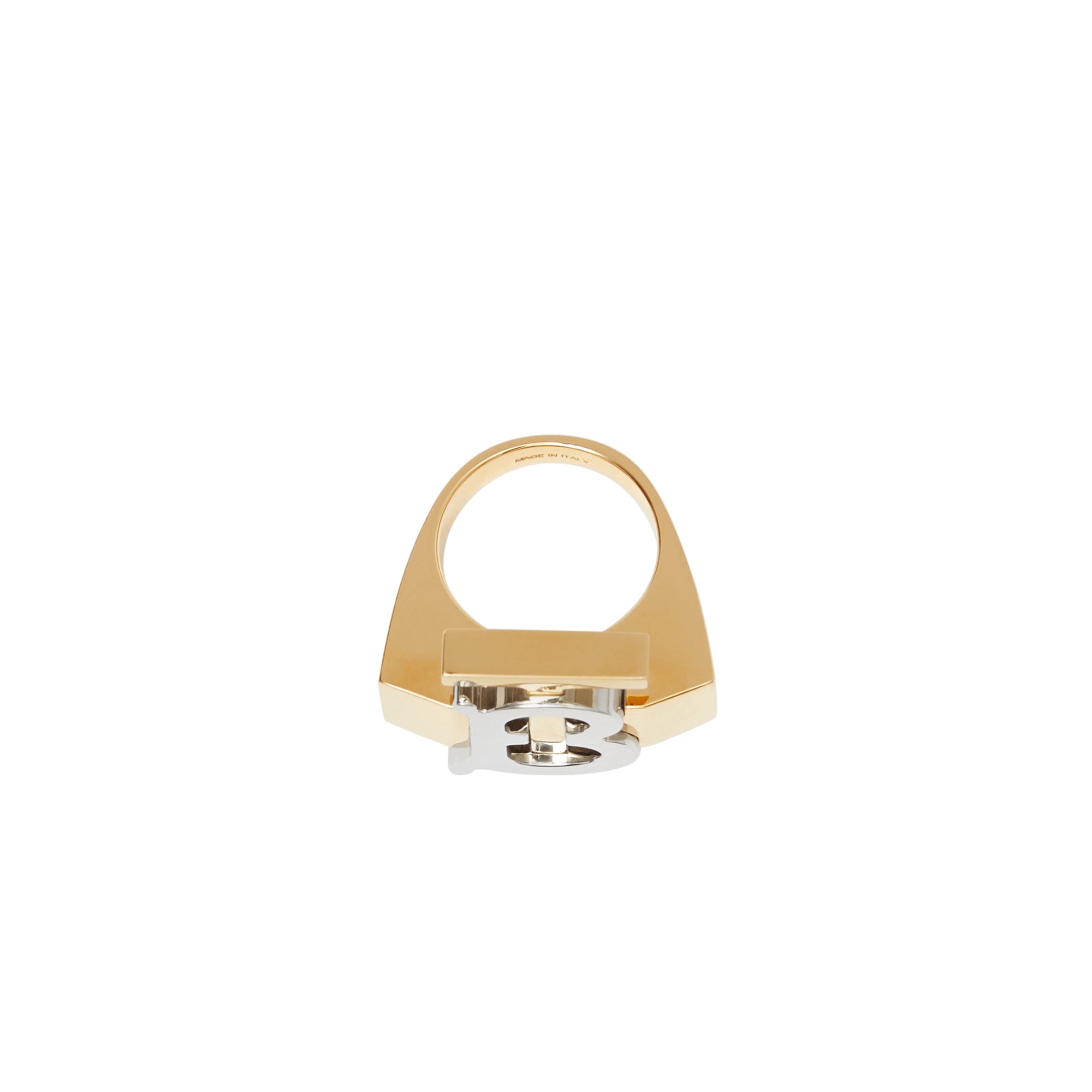 Bague plaquée or et palladium Monogram - Light Gold & Palladio