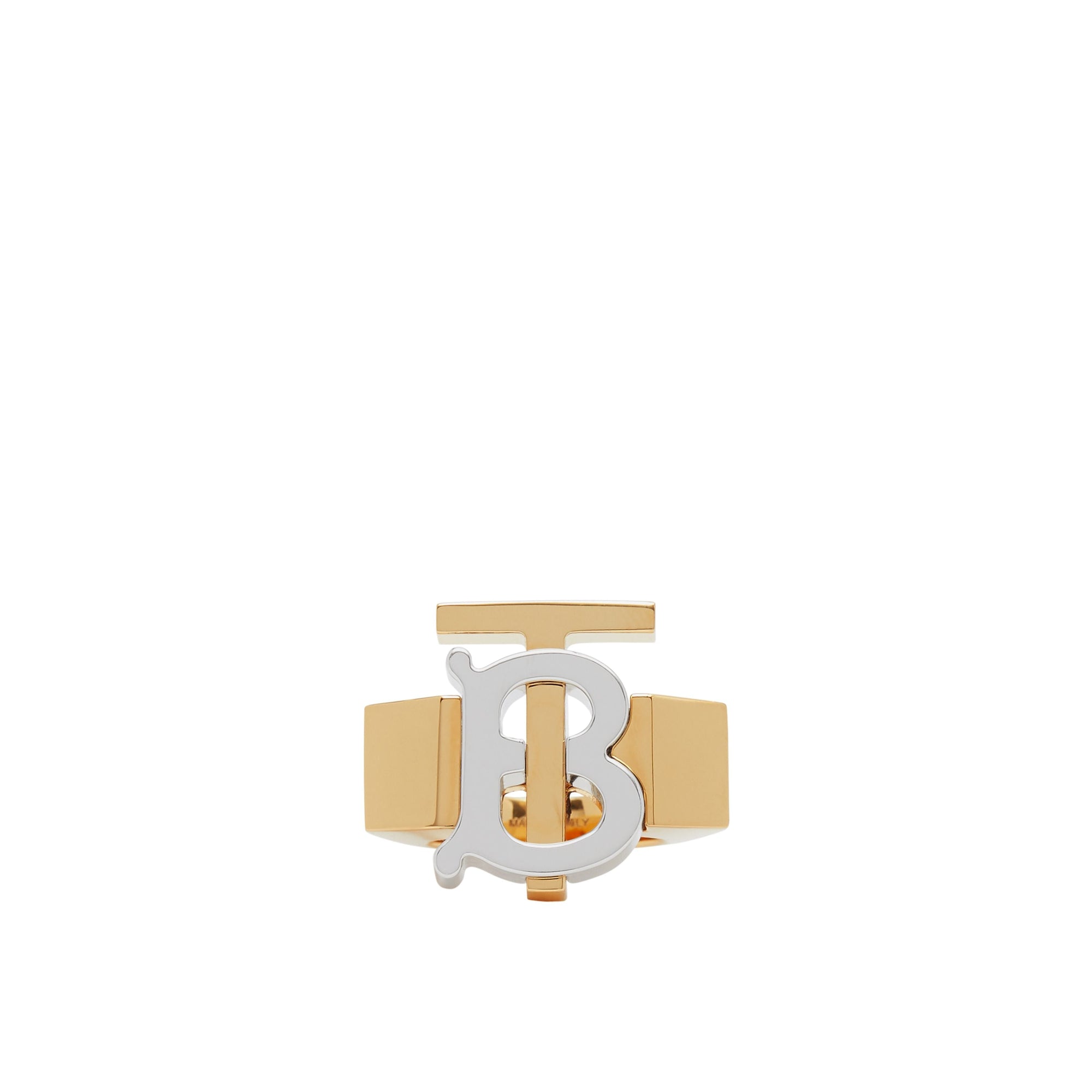 Bague plaquée or et palladium Monogram - Light Gold & Palladio