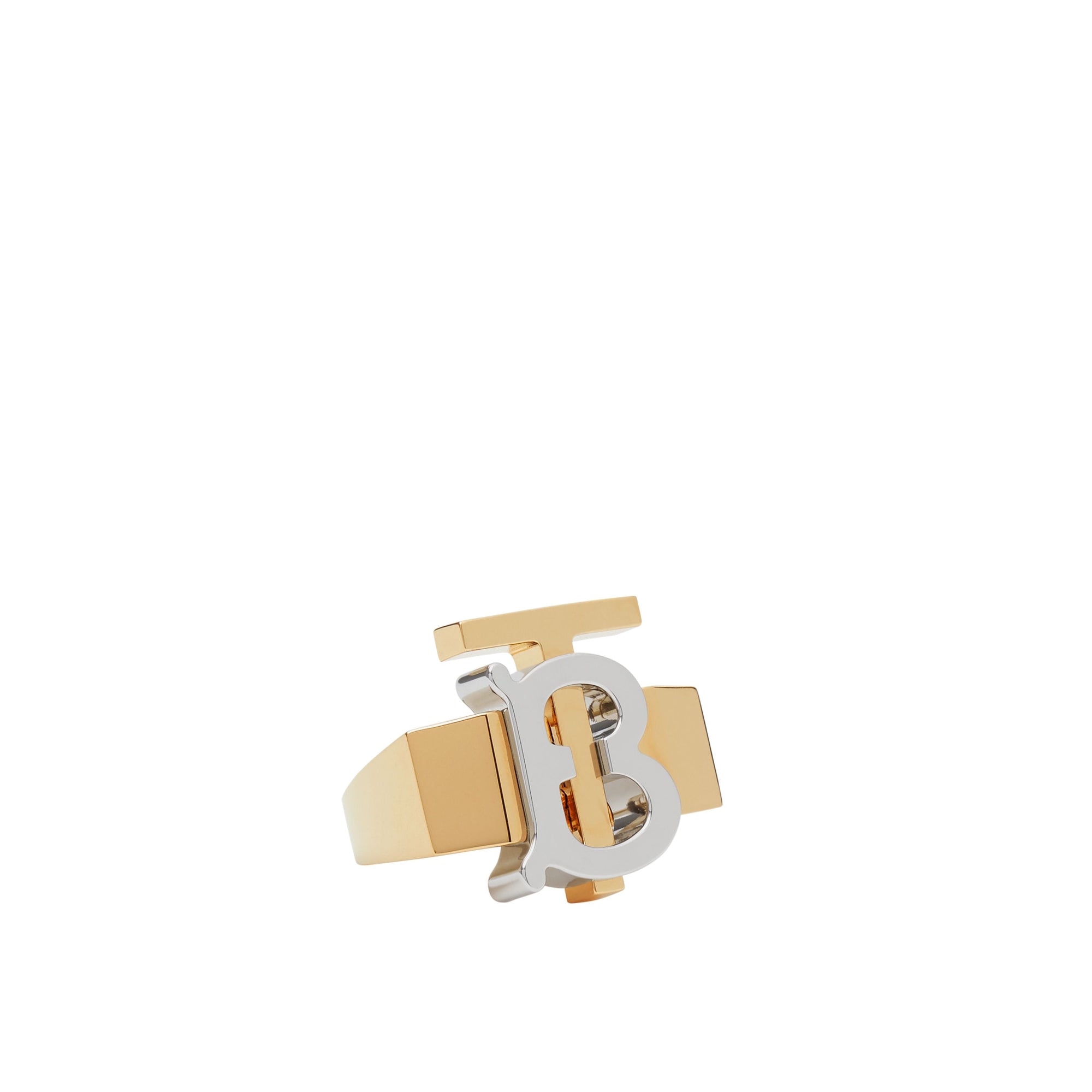 Bague plaquée or et palladium Monogram - Light Gold & Palladio