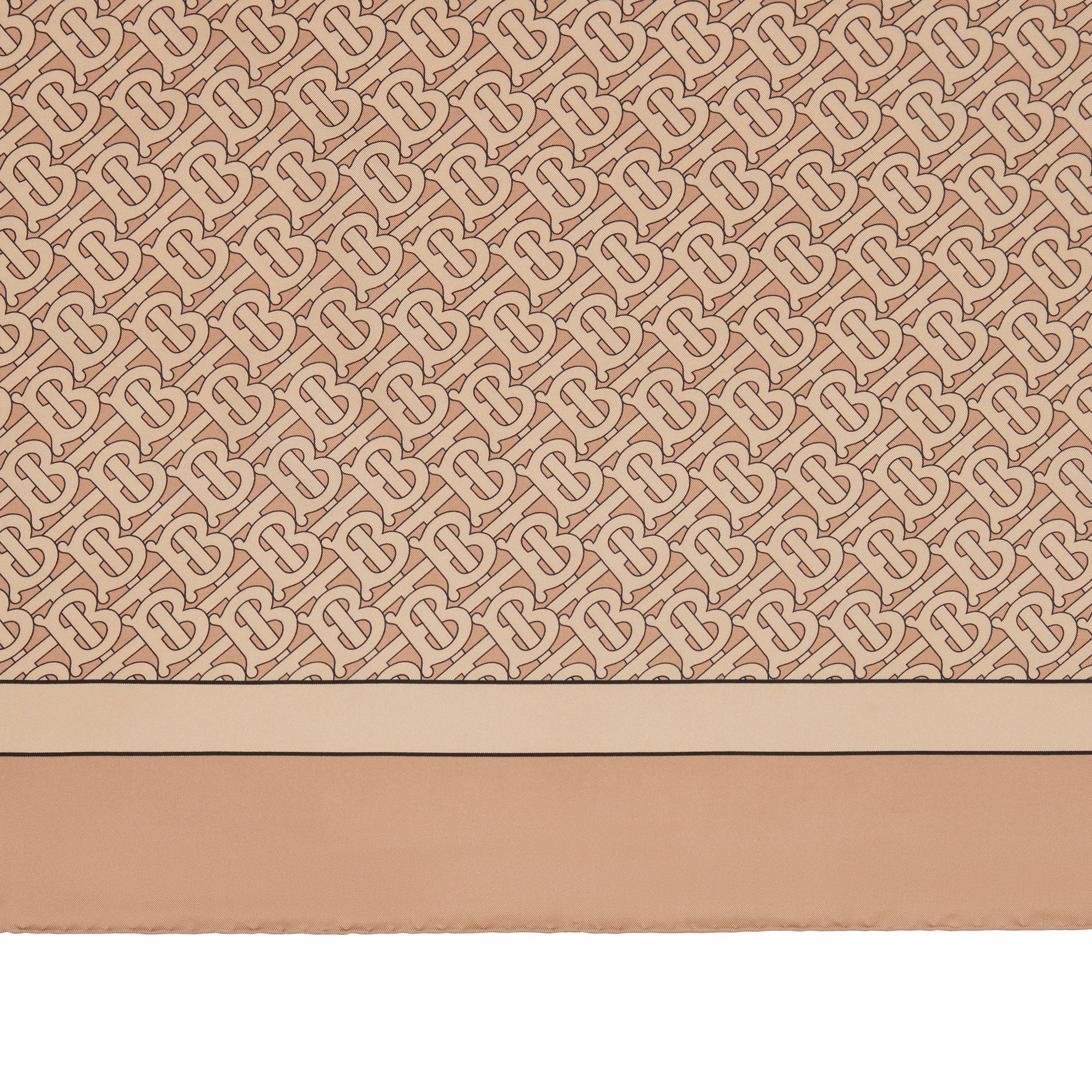 Carré de soie Monogram - Pale Copper Pink