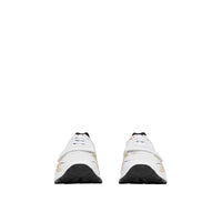 Sneakers en cuir et mesh - White