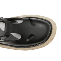 Salomés en cuir - Black