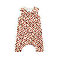 Coffret cadeau deux pièces pour bébé en laine mérinos Monogram - Vermillion
