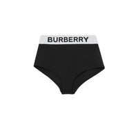 Bas de bikini avec bande à logo - Black
