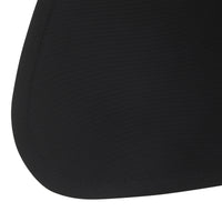 Casquette à bords larges en sergé de coton avec logo appliqué - Black