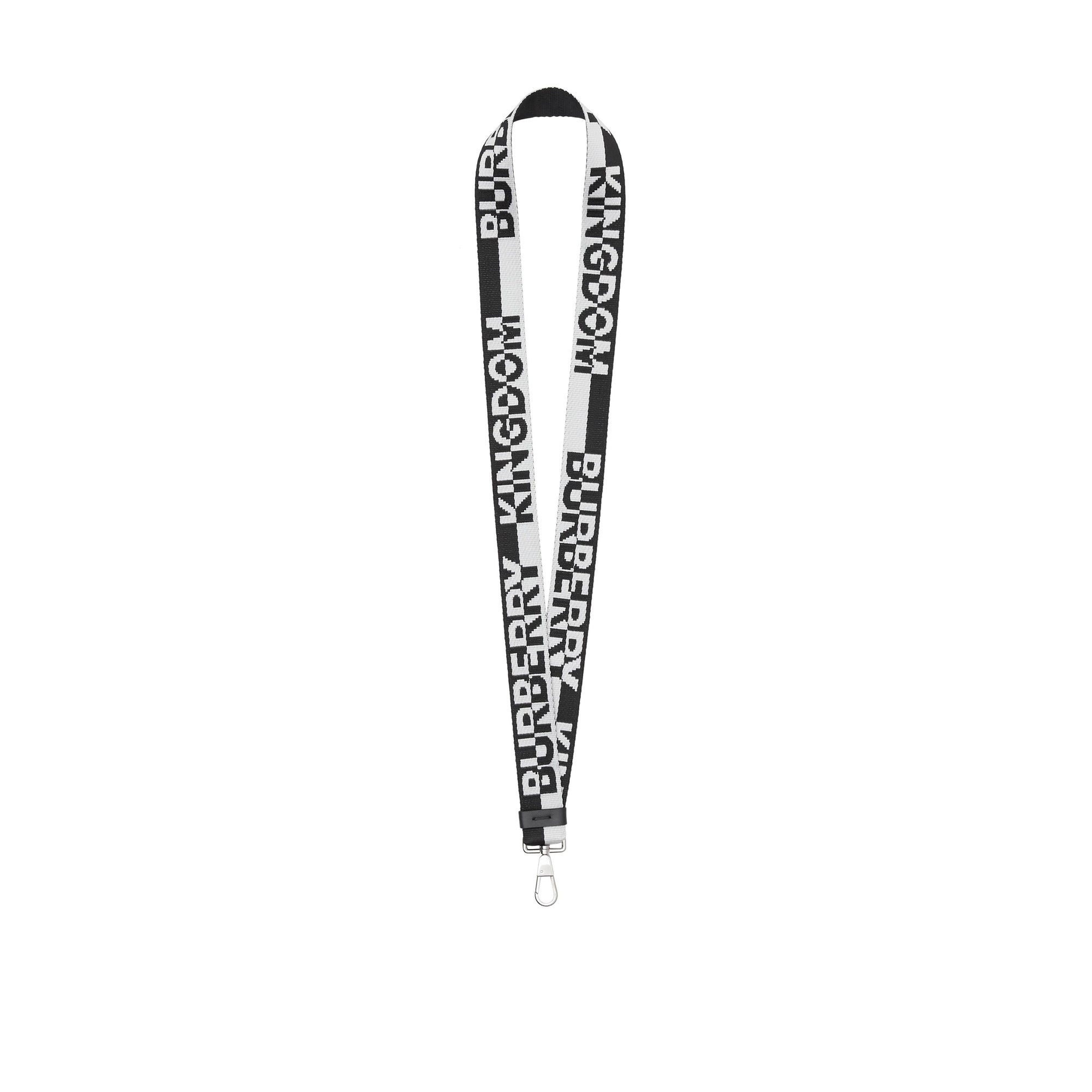 Dragonne avec logo en jacquard bicolore - Black & White