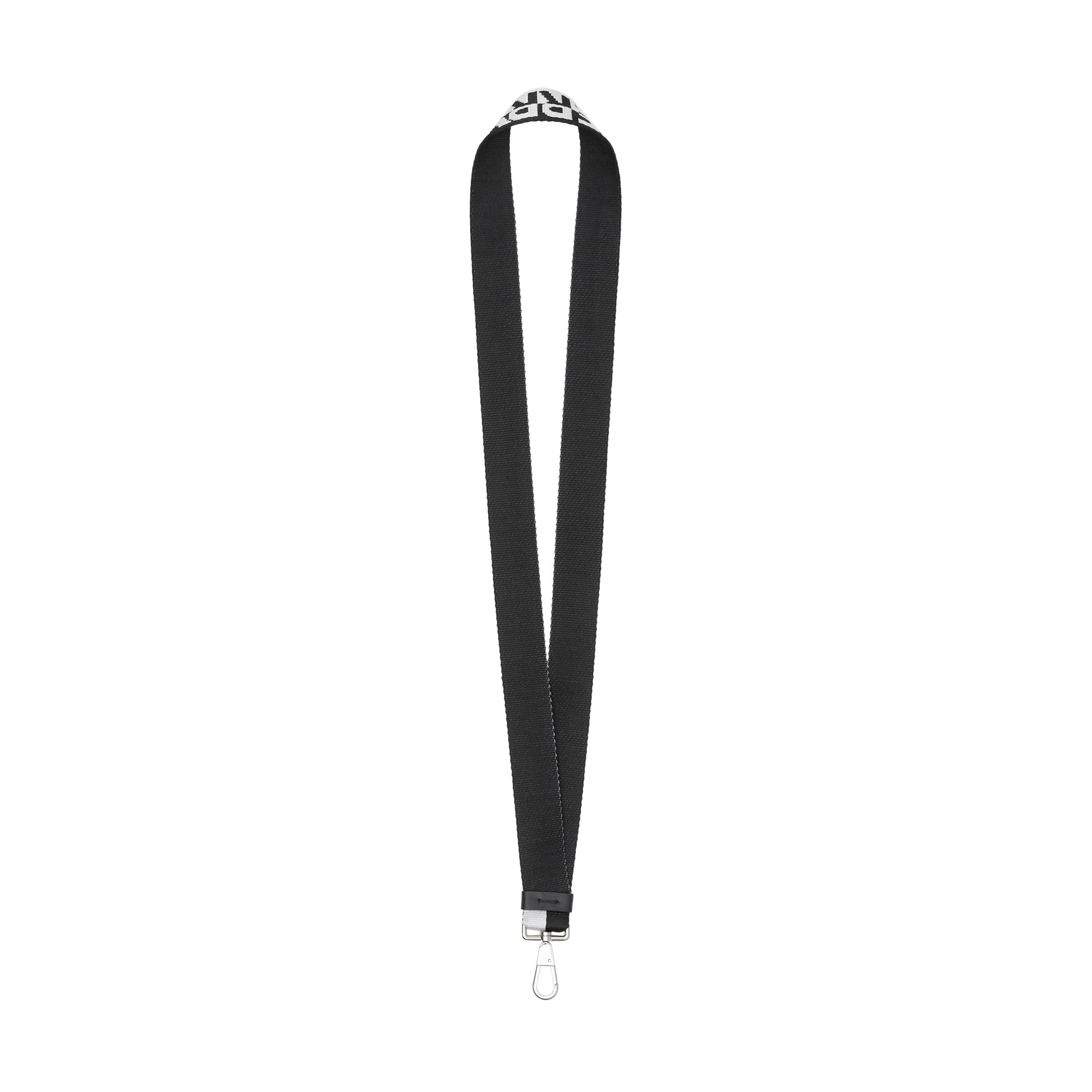 Dragonne avec logo en jacquard bicolore - Black & White