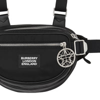 Sac à dos banane Cannon en Econyl® avec logo appliqué - Black