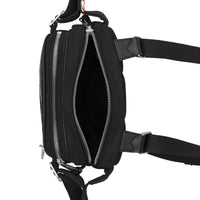 Sac à dos banane Cannon en Econyl® avec logo appliqué - Black