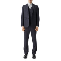 Costume slim trois pièces en laine - Navy Pattern