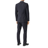 Costume slim trois pièces en laine - Navy Pattern