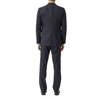 Costume slim trois pièces en laine - Navy Pattern