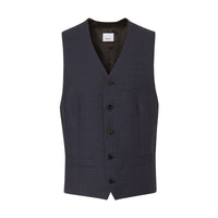 Costume slim trois pièces en laine - Navy Pattern