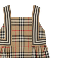 Robe en coton Vintage check - Archive Beige