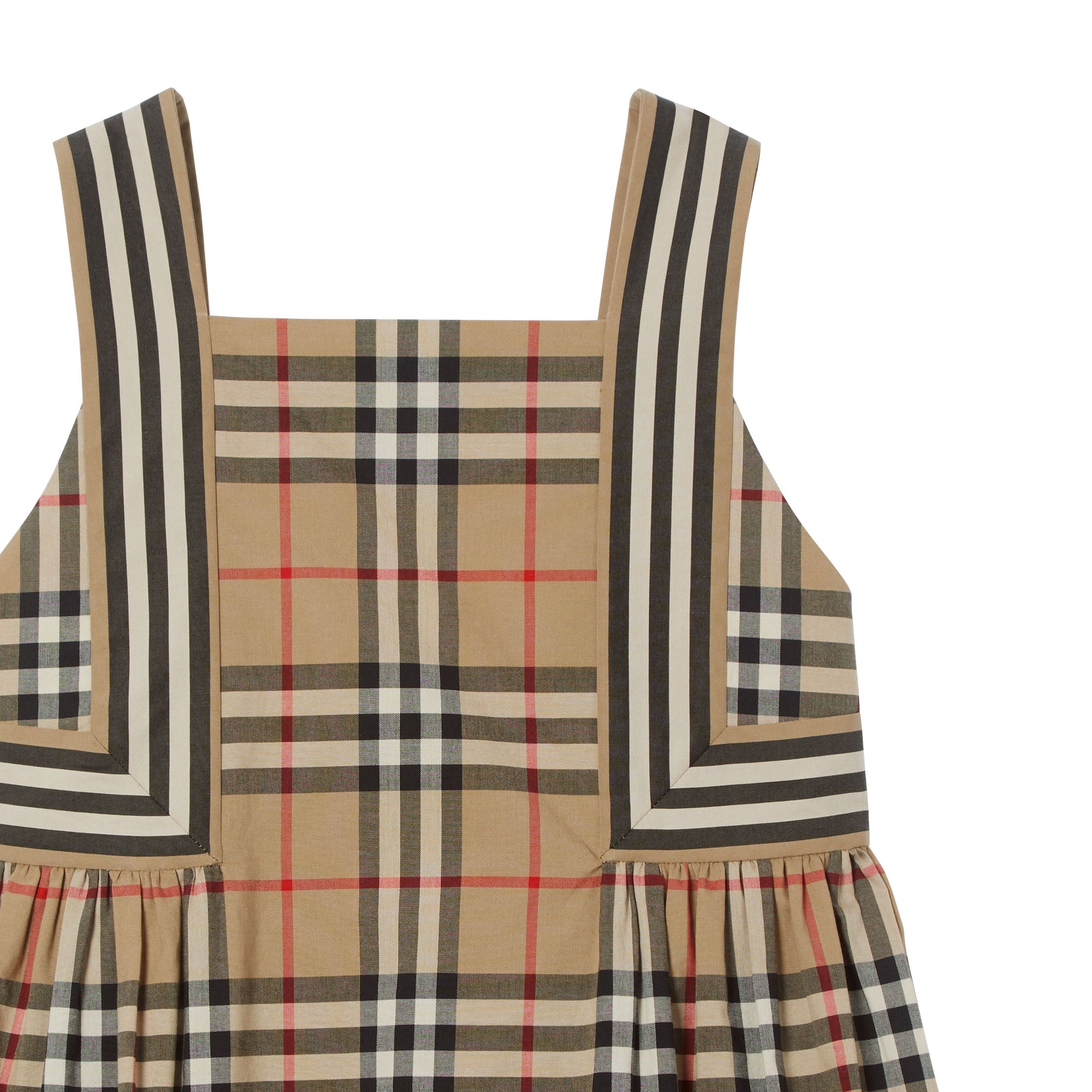 Robe en coton Vintage check - Archive Beige