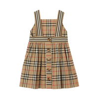 Robe en coton Vintage check - Archive Beige
