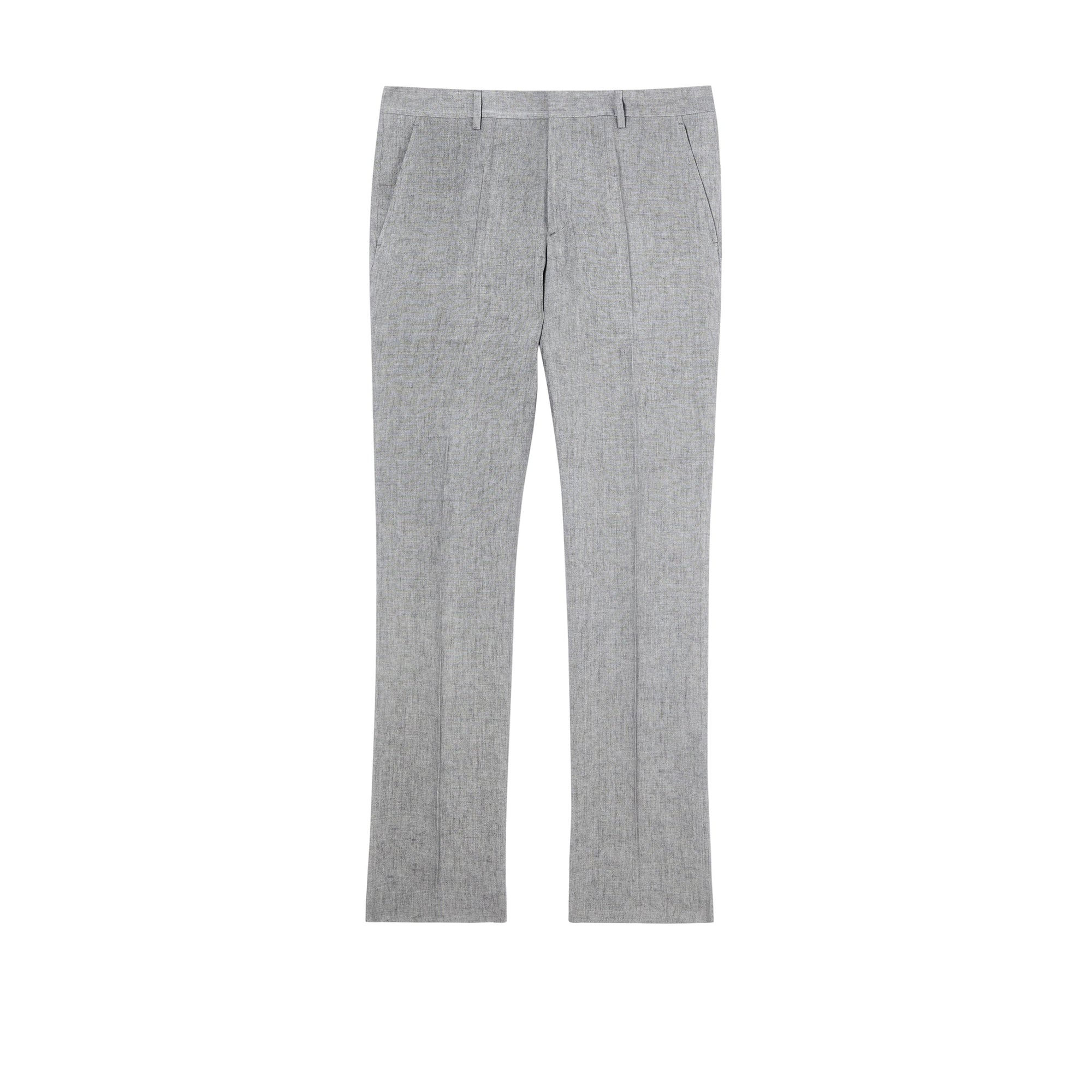 Pantalon de costume classique en lin - Heather Melange