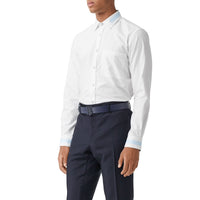 Chemise Oxford slim en coton - White