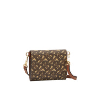 Petit portefeuille Monogram avec sangle amovible - Bridle Brown